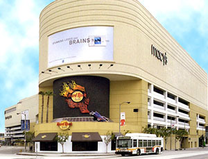 The Taubman-owned Beverly Center mall in Los Angeles.