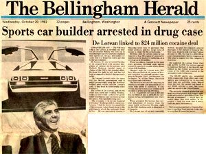 Bellingham Herald DeLorean