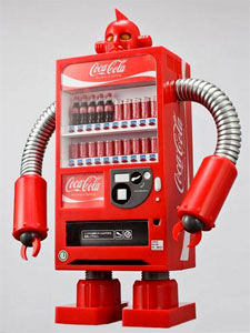 Coca-Cola robot.