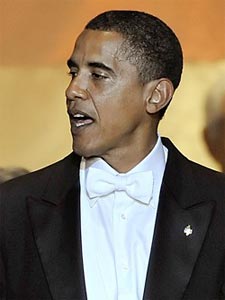 Wait, that's not President Tuxedo -- that's a president in a tuxedo!