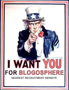 Uncle Sam wants you -- to blog!