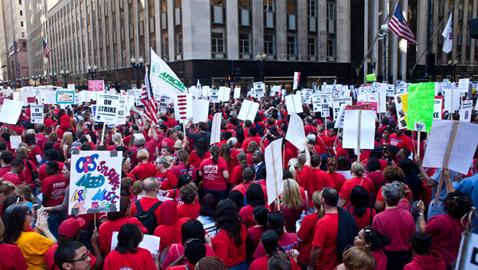 Chicago Teachers Talks Fail:  26,000 Teachers Picket, Leaving 350,000 Students With Nowhere To Go