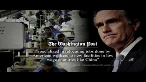 China Centric Ads Allege Part Of Romney’s Fortune Is Invested In China: Romney Says Obama Failed US Workers, Soft On China